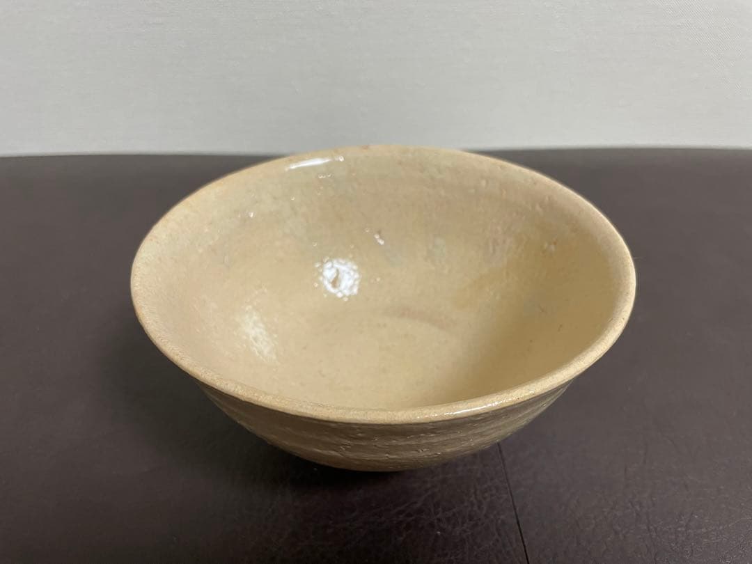 十三代坂田泥華　萩茶碗　共箱　共布　栞　茶碗　萩焼　茶道具