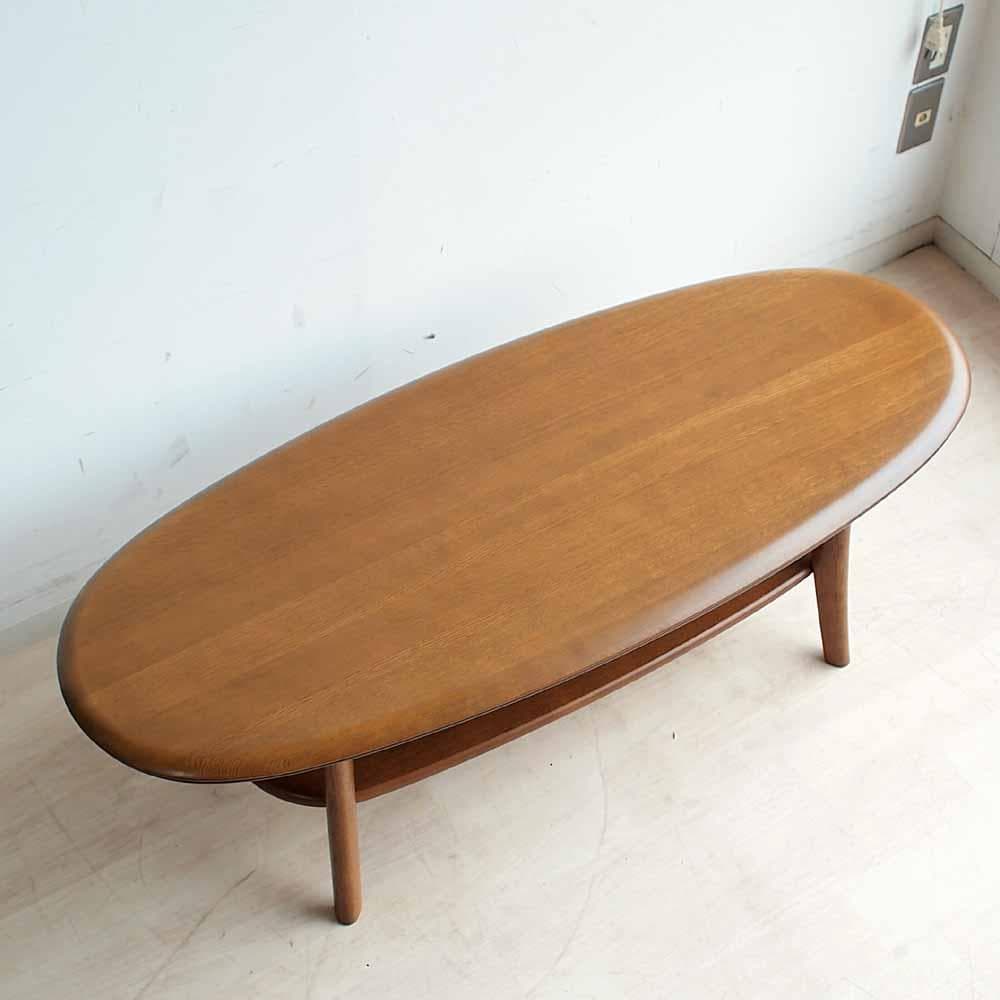 90's カリモク/karimoku 木製リビングテーブル 応接 ZR24324