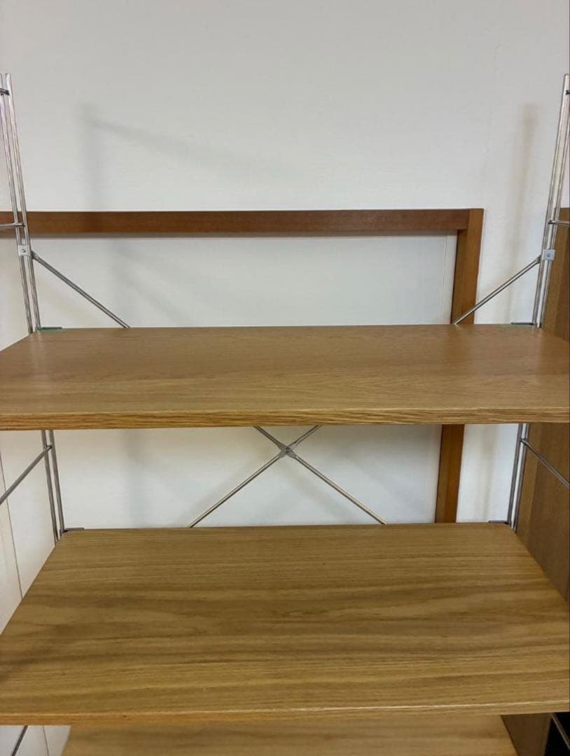 無印良品 ステンレスユニットシェルフ オーク材 棚セット 特大