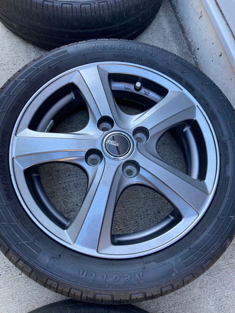 14インチ ホイールセット グレー Nexenタイヤ