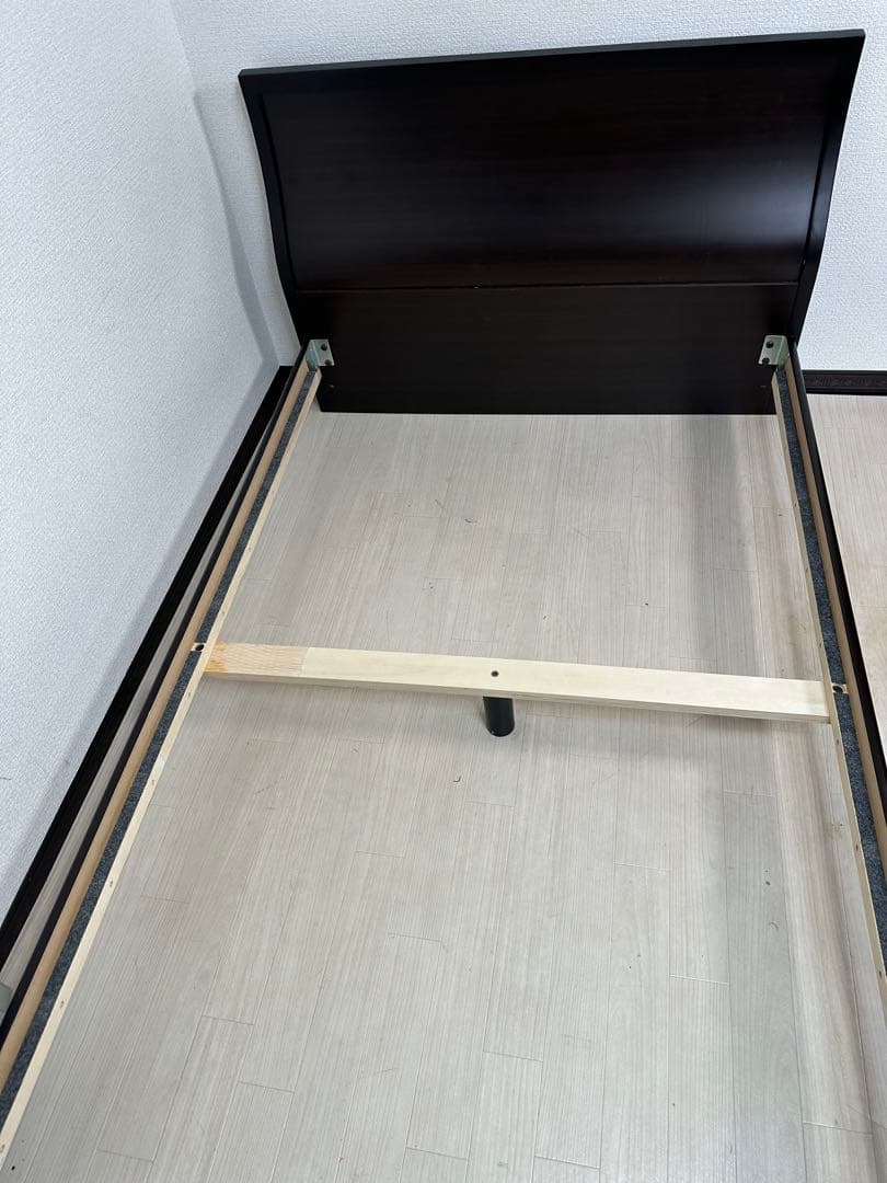 SIMMONS シモンズ セミダブル ベッドフレーム ダークブラウン .is2※