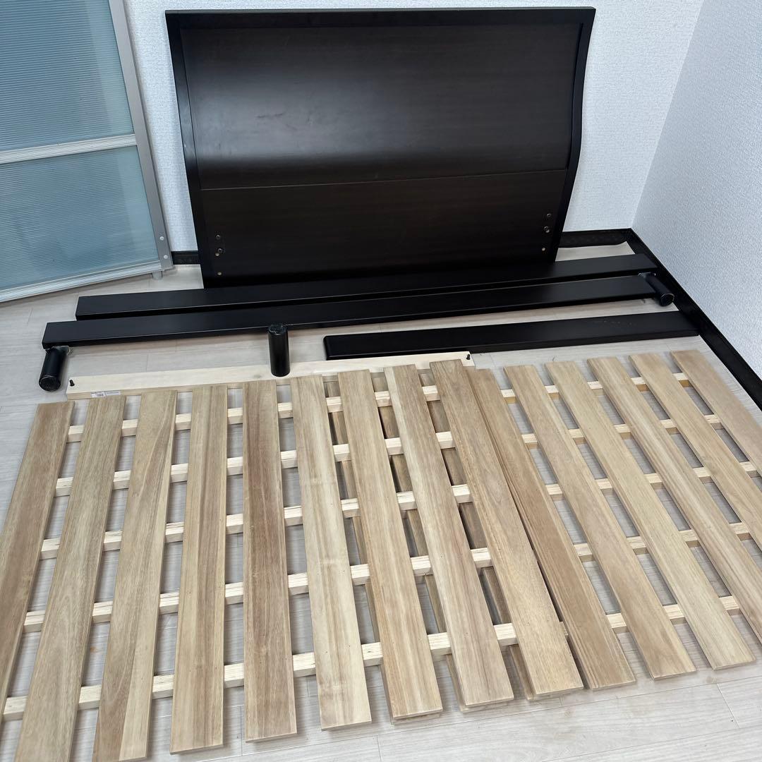 SIMMONS シモンズ セミダブル ベッドフレーム ダークブラウン .is2※