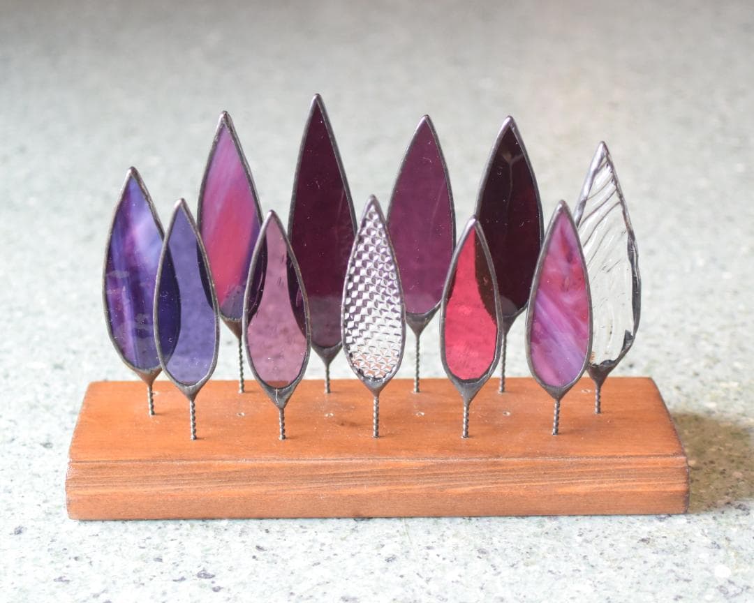 ベティ・木立ち　ステンドグラス(STG179①,179②)