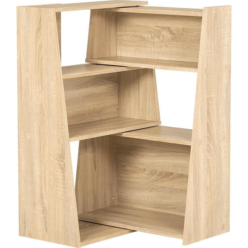 送料無料【新品】伸縮・角度調整可能！変形自在のおしゃれな木目調オープンラック