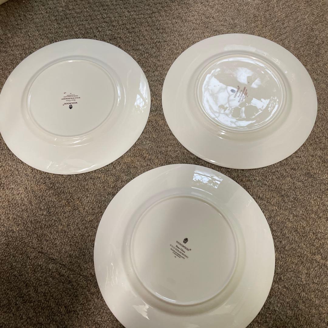  ワイルドストロベリー 皿 27.5cm3枚セット