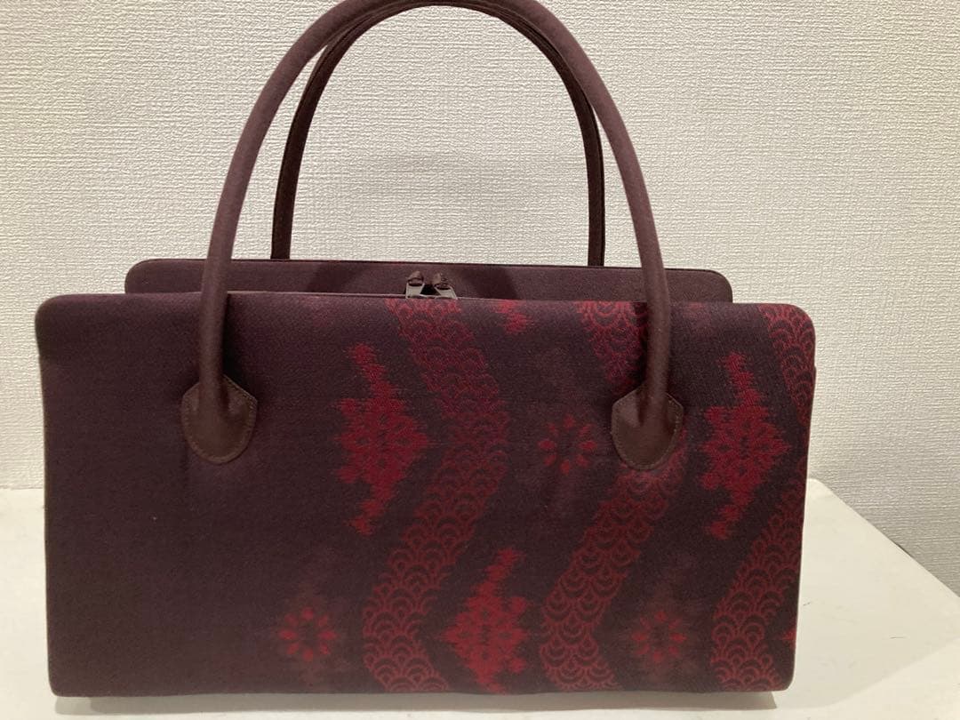 正絹経錦(たてにしき)利休和装バッグ