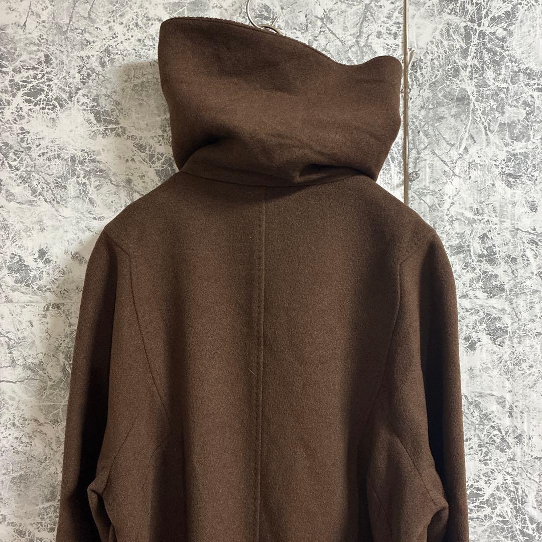 DECOSTER ヤク　ウールコート【9】ダークブラウン　高級　肌触り良い