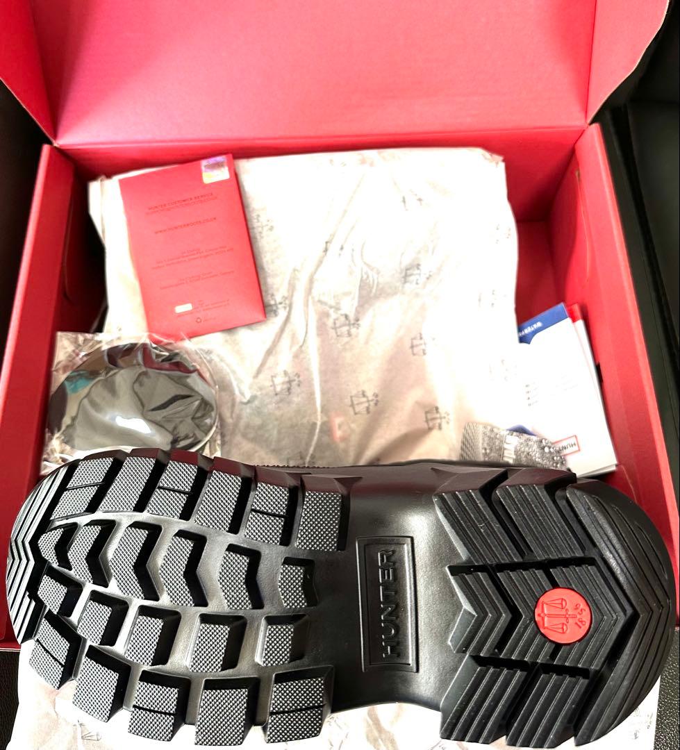 大特価超人気 HUNTER スノーブーツ ショート (24cm) 新品防水防寒