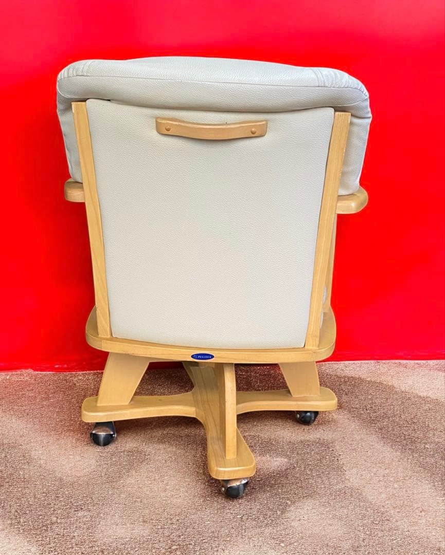 安心のたのメル便★家具の町大川『関家具』のキャスター付き高級ダイニングチェア①