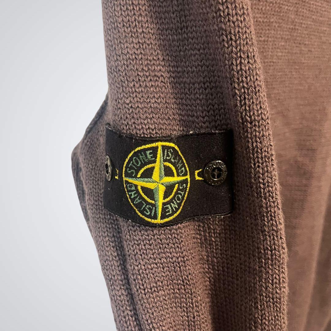 【大人気】STONE  タートルネックニット L パープル