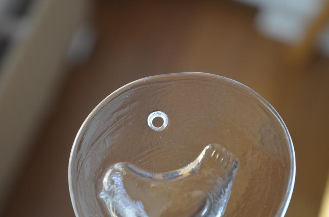 ARABIA/アラビア●クリスマス ガラスオーナメント3点セット●鳥2.天使