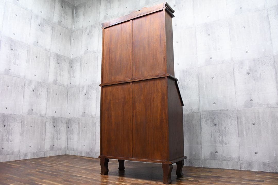 EEK99 神戸洋家具 コロニーハウス レリーフ ライティングビューロー 書斎机