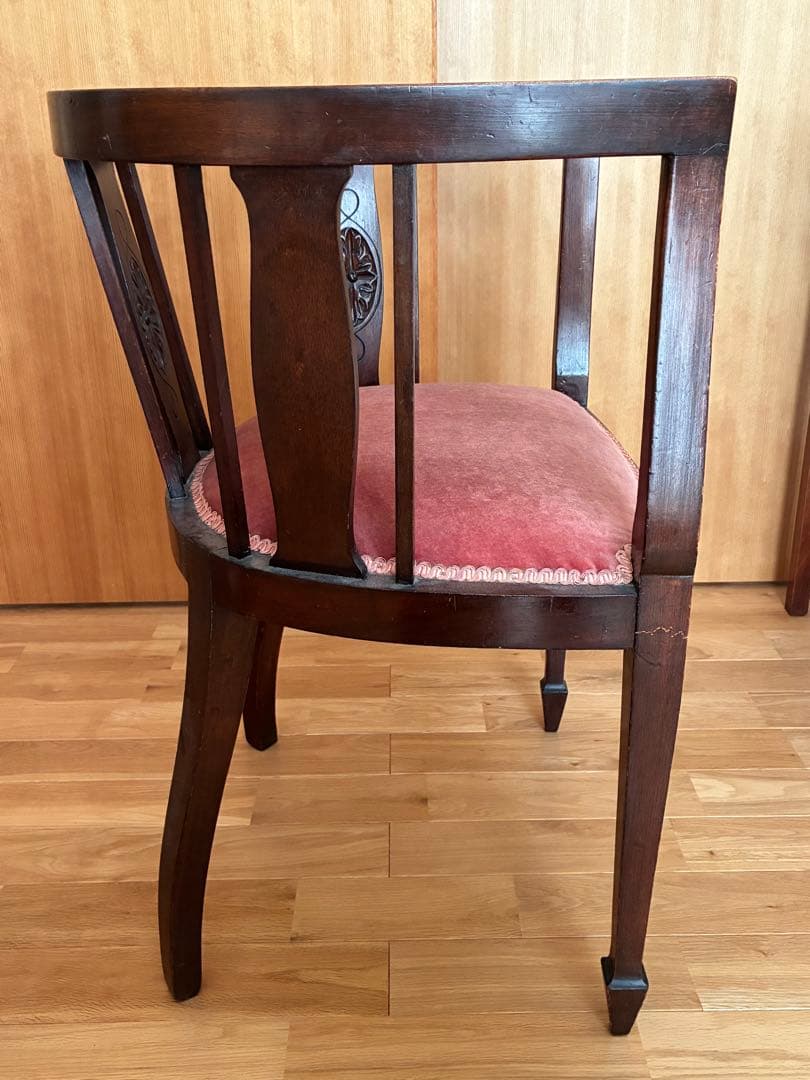 英国アンティーク ドール用イス◆マホガニー製 チェア