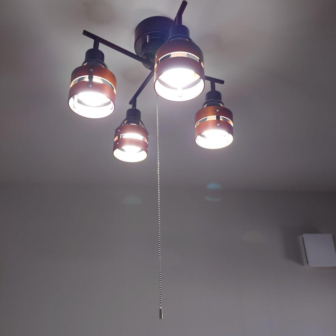 共同照明 4灯 8畳 シーリングスポットライト GT-DJX-2D-9WT-2