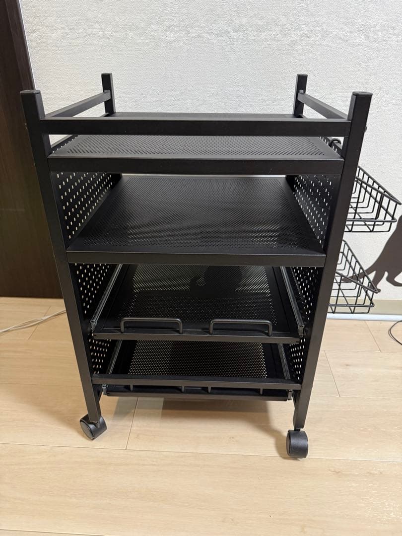 Bauhutte ゲーム機収納ラック BHS-380G-BK/ブラック