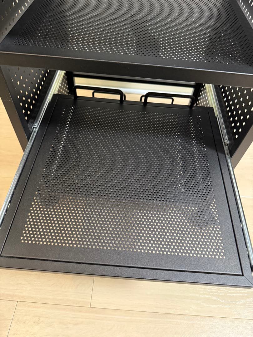 Bauhutte ゲーム機収納ラック BHS-380G-BK/ブラック