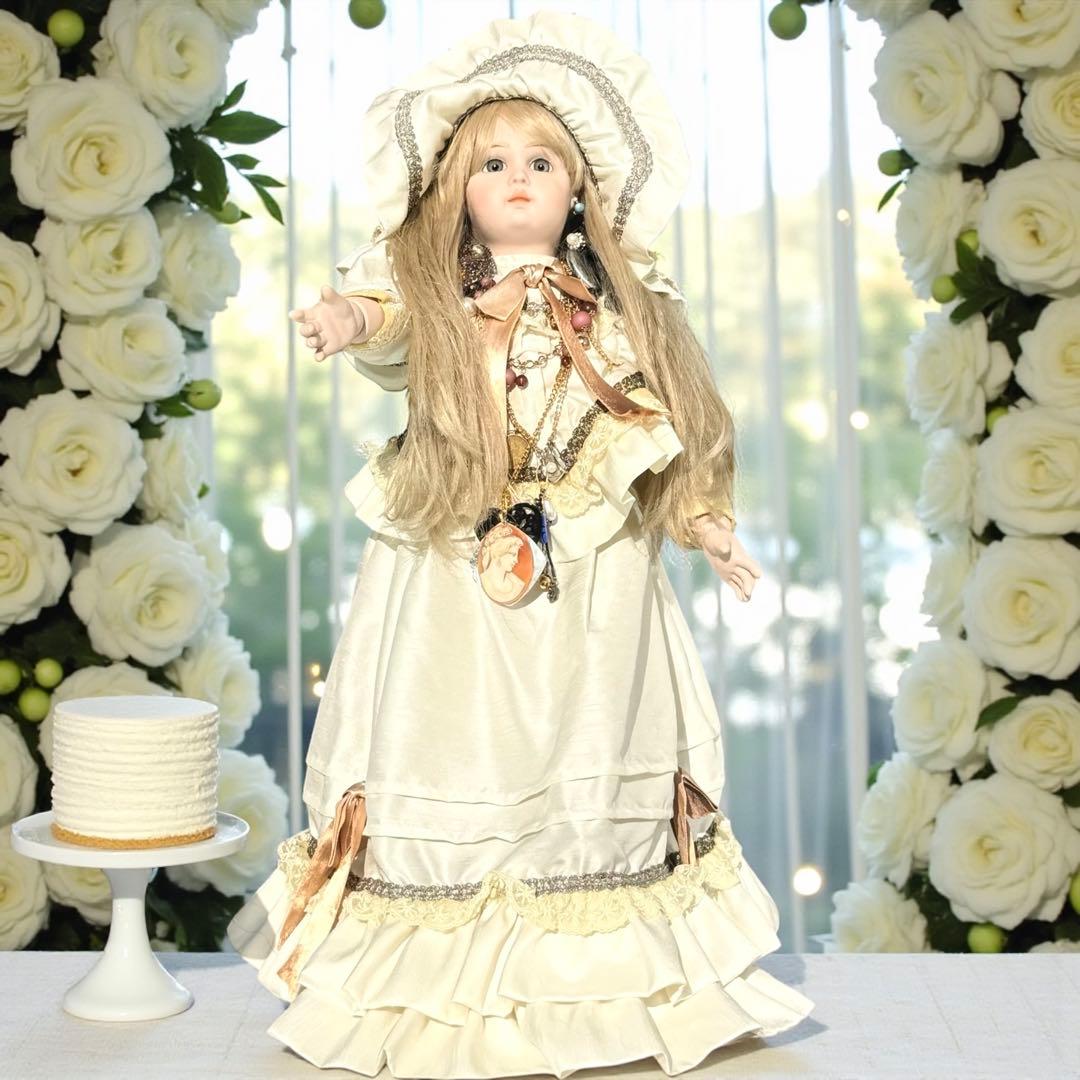 焼きみかん ウエディング ビスクドール ジュモー 幸せを運ぶ人形