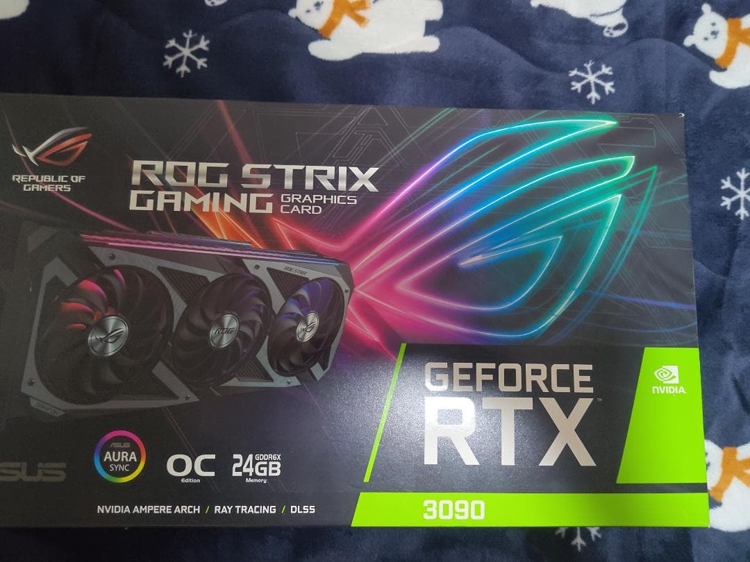 グラフィックボード・グラボ・ビデオカード Asus ROG RTX 3090 0C junk