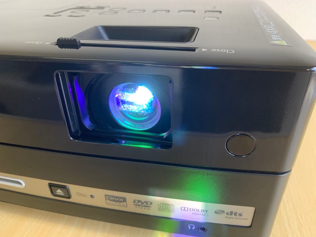 【ランプ点灯時間 104H】EPSON プロジェクター EH-DM3リモコン