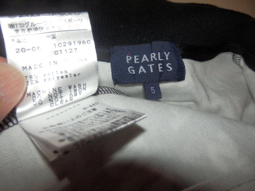 認識タグ有★パーリーゲイツ★ダブルジップジャケット 2020年★サイズ5 L