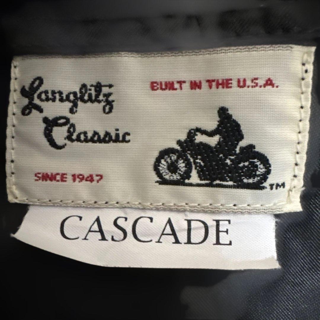 ラングリッツレザー　ナイロンジャケット