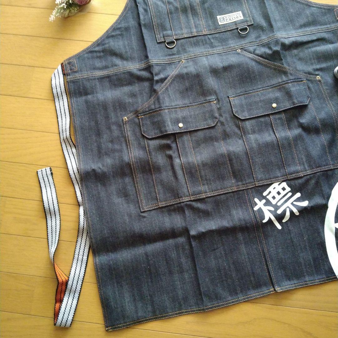 ○獄 新作 刑務所のDIYエプロン DENIM 10oz  函館刑務所