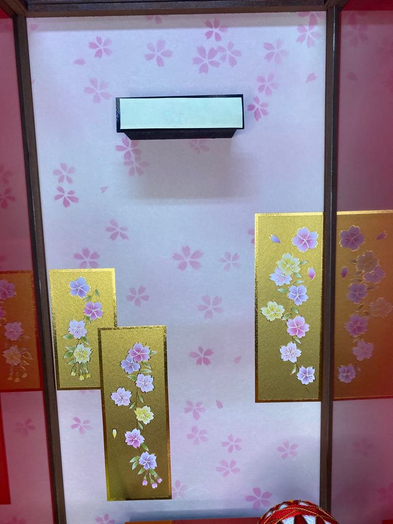 羽子板　立体振袖　ガラスケース１５号・サイズ間口約３２×奥行約２８×高さ約６３㎝