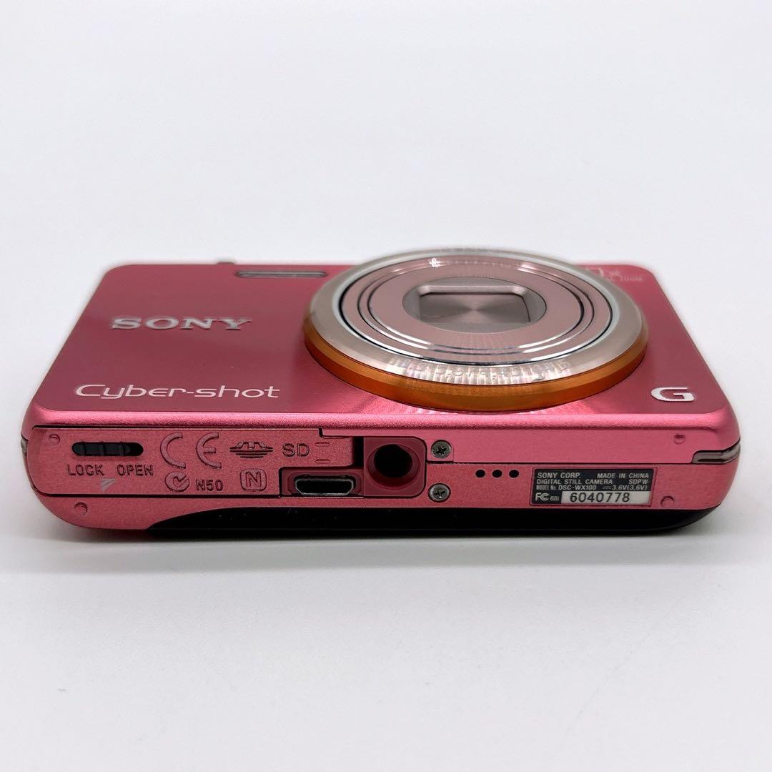 SONY ソニー Cyber-Shot DSC-WX100 ピンク デジカメ