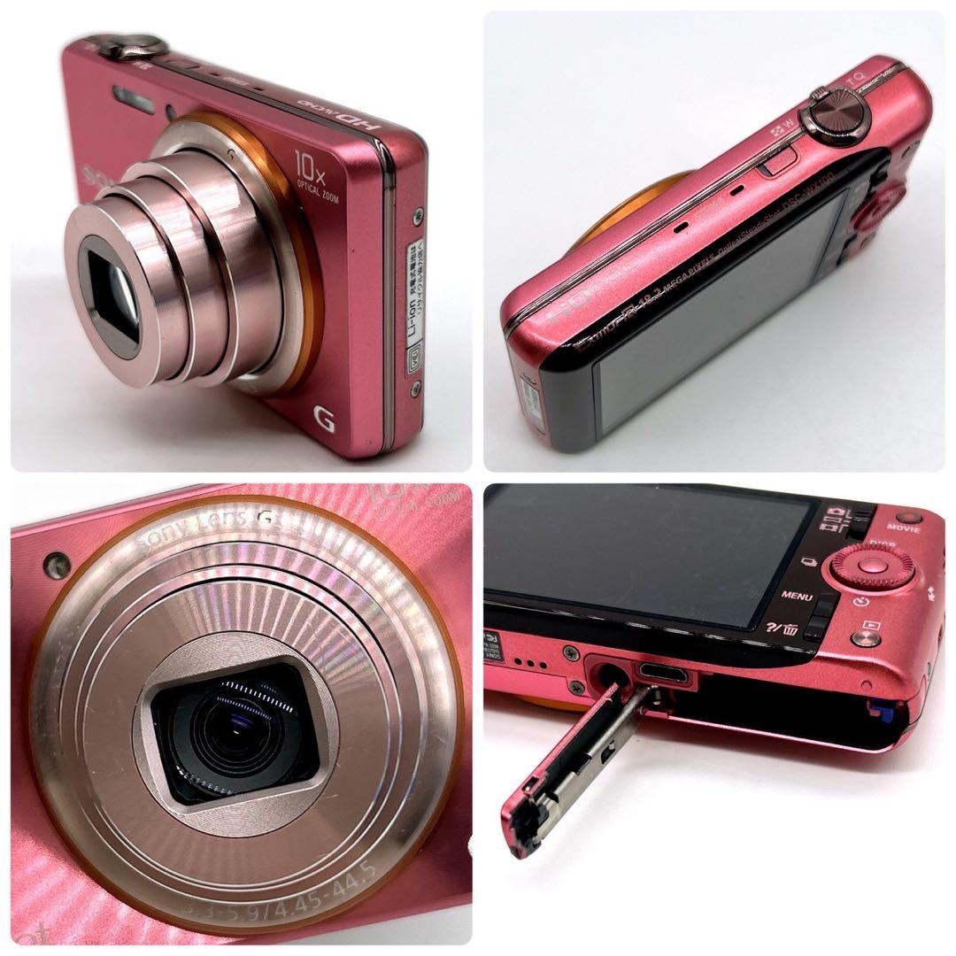 SONY ソニー Cyber-Shot DSC-WX100 ピンク デジカメ
