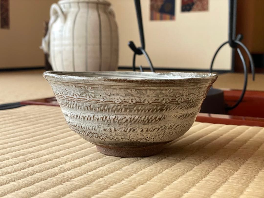 四代　清水六兵衛　三島茶碗　清水焼　明治〜大正時代