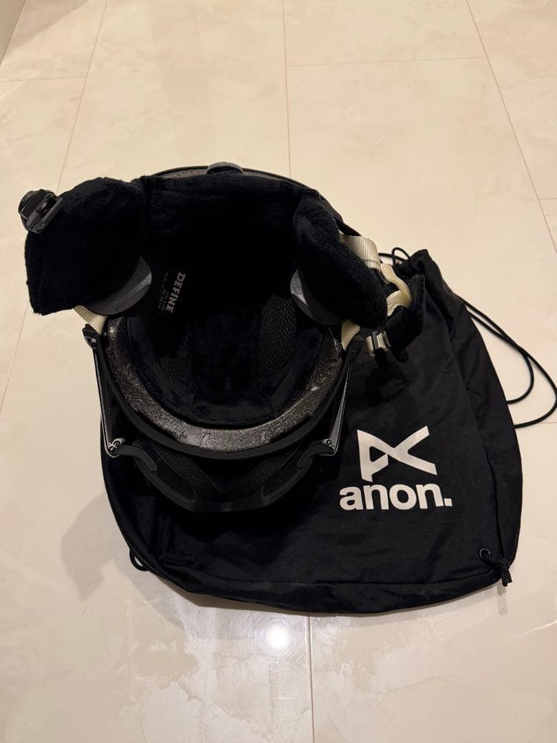 anon. スノーボード ヘルメット ゴーグル付き