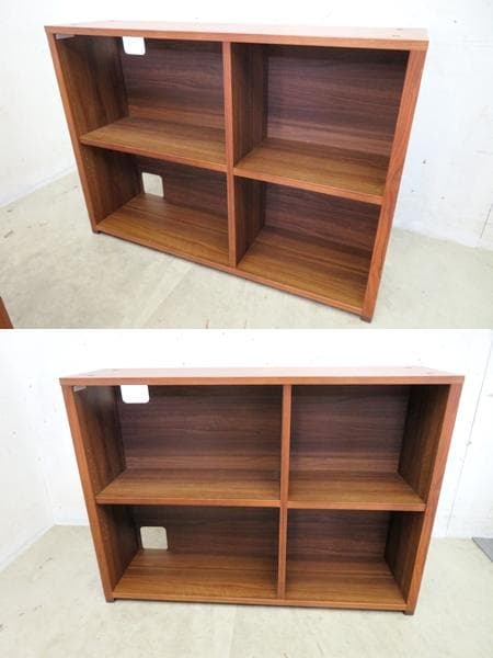 美品■カリモク■ユーティリティプラス■書棚■オープンラック■ウォールナット材■