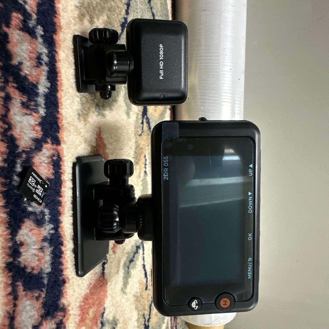 COMTEC ドライブレコーダー ZDR055、駐車場監視コード付き