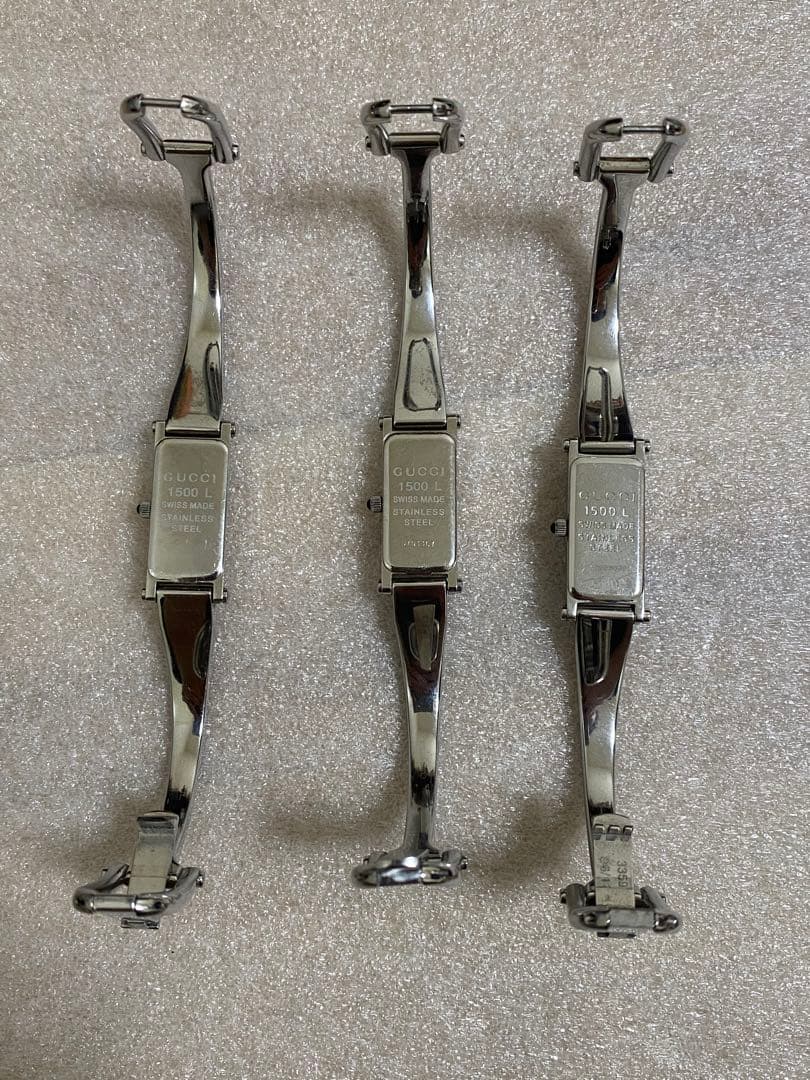 GUCCI スリムデザイン アナログ時計 3色セット seiko citizen