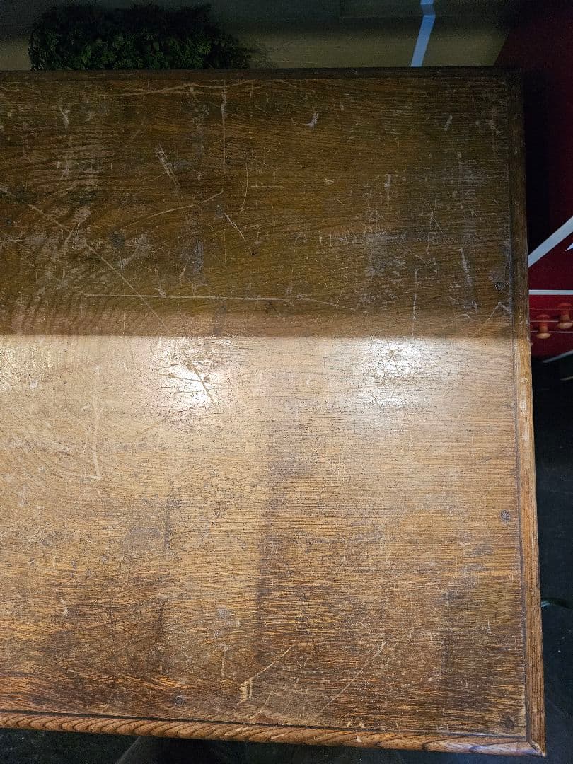 デスク　机　学習机　引き出し　テーブル　作業台　木製　昭和レトロ　アンティーク