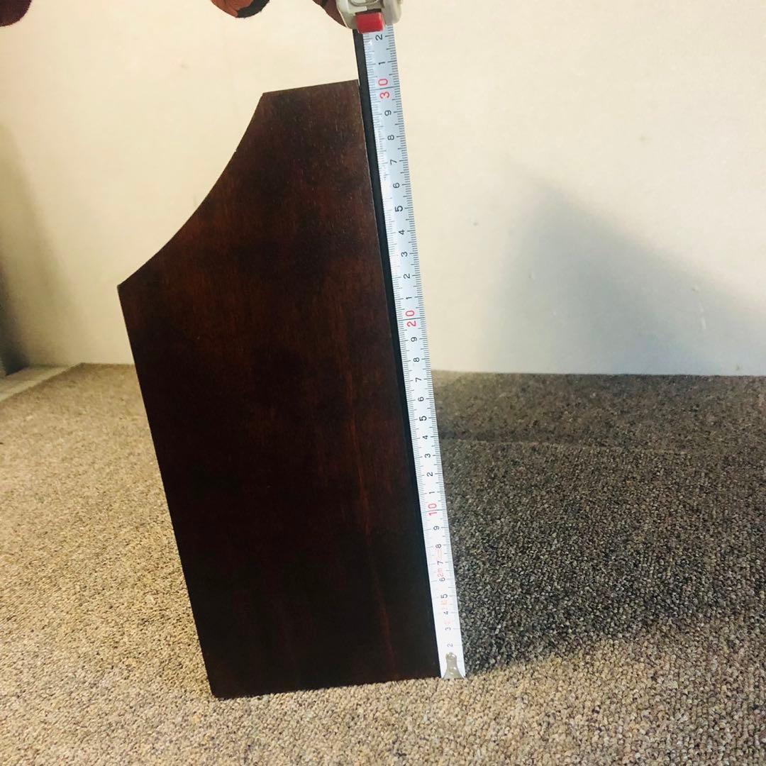 E48アンティーク品✨北海道民藝 木製ブックスタンド小物入れ レタースタンド