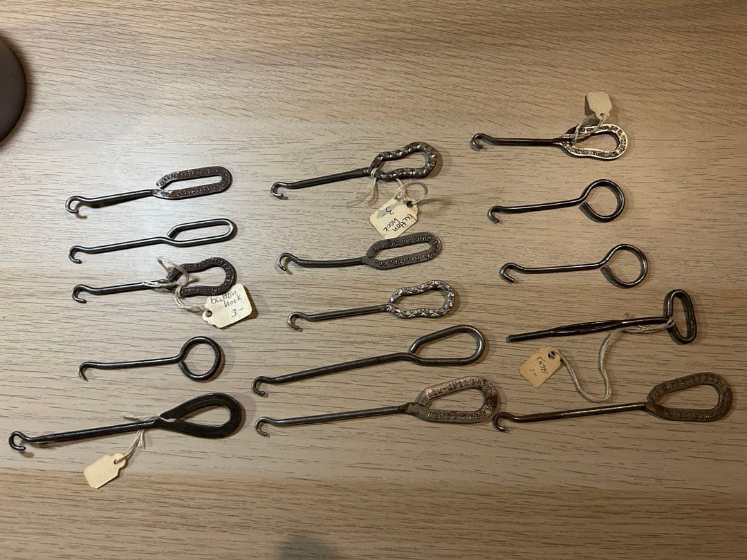 ビンテージ シューホーン 61本+ ボタンフック 15本　まとめ売り