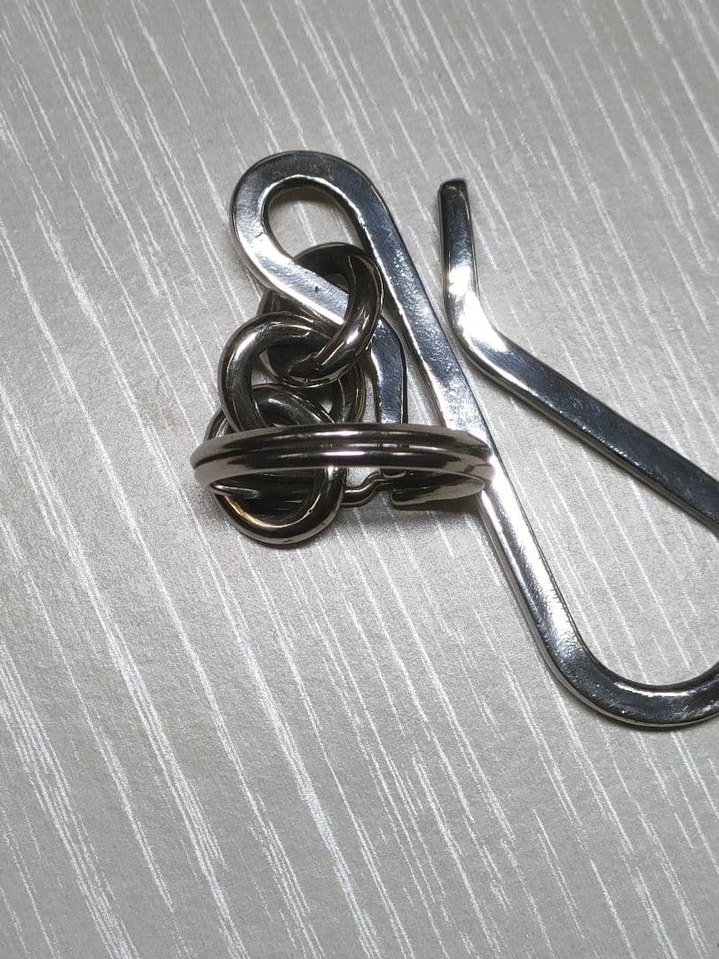 夜*性様 シルバー 925製&ターコイズキーホルダーチェーン 全長10cm27.