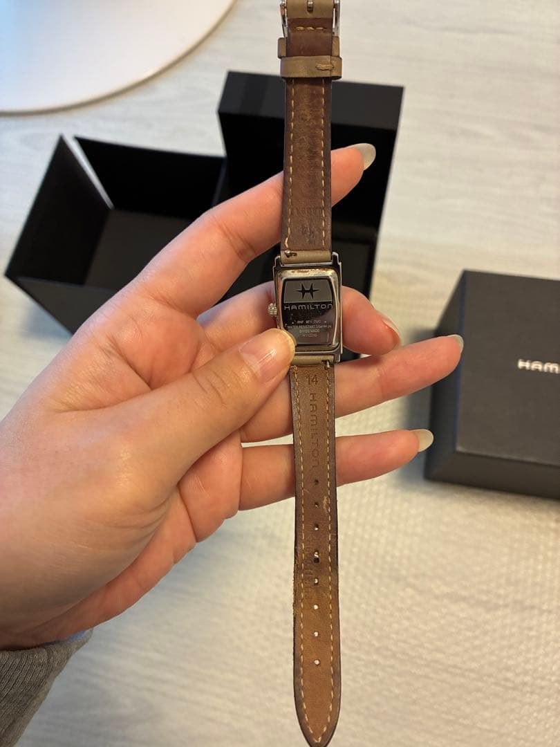 Hamilton レディース 時計 シルバー ベージュ