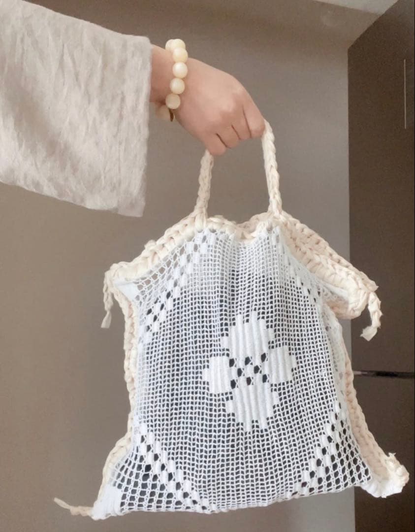 Oru アンティーク　ネット　バック　ヴィンテージ