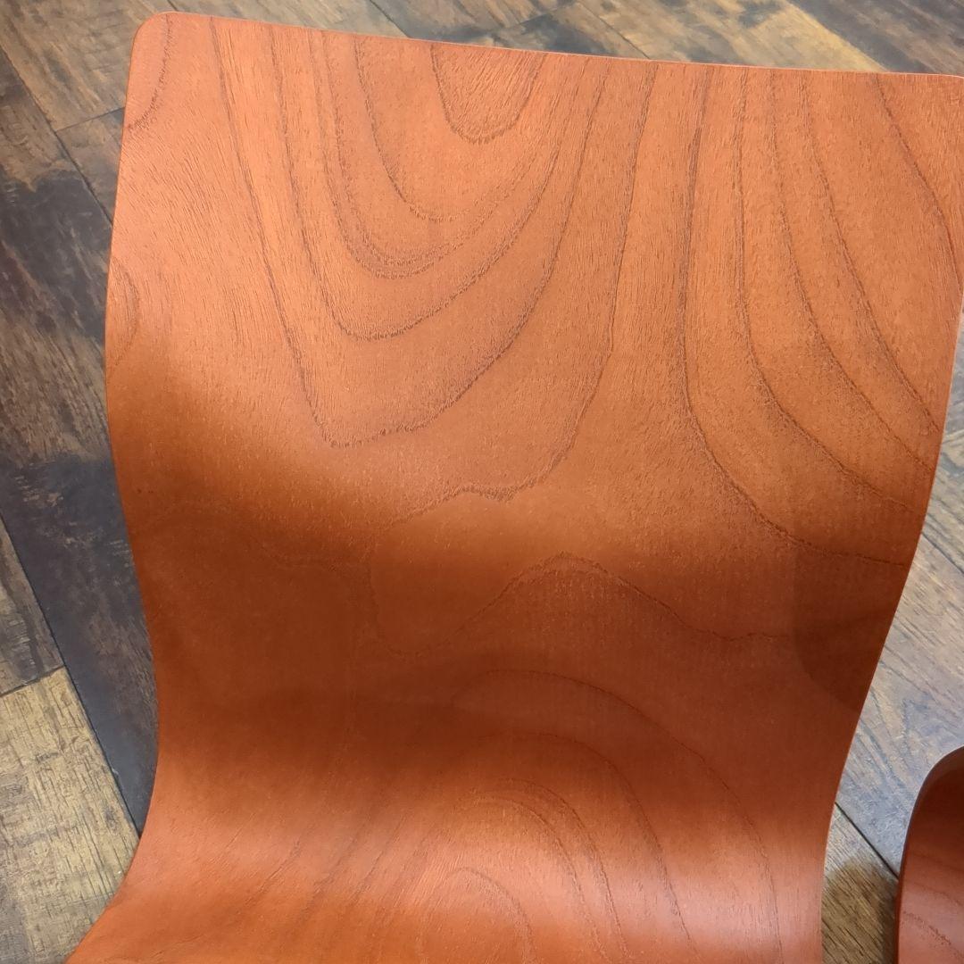 【新品未使用】 天童木工 座椅子 2脚 TENDO 曲木 伝統工芸 木製