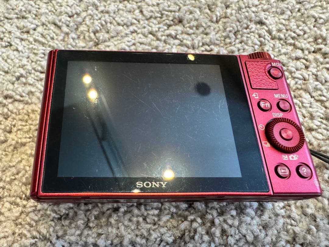 SONY DSC-WX500 レッド コンパクトデジタルカメラ