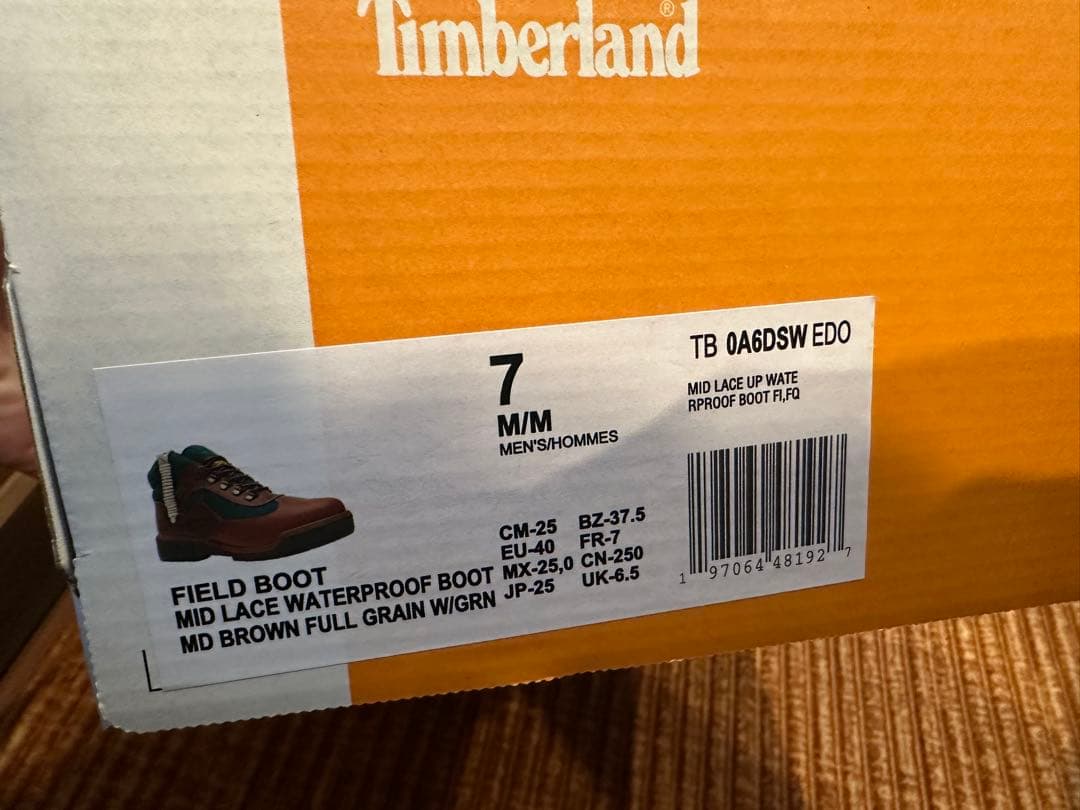 新品 The Apartment × Timberland FIELD BOOT