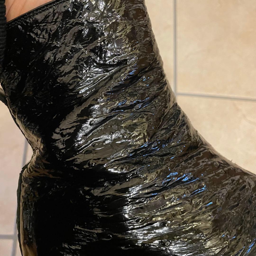 わかりゃうさん専用 サンローランリヴゴーシュ オーストリッチ ジョニーブーツ