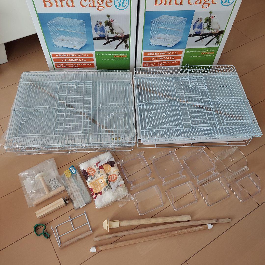 鳥かご 美品 サンコー バードケージ30 ２点セット 三晃商会 SANKO