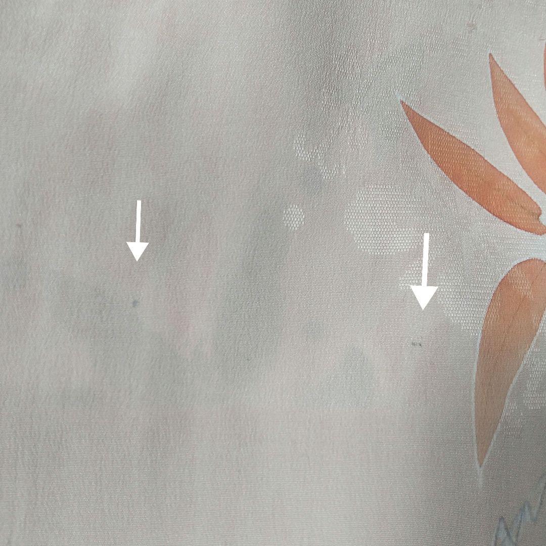 アンティーク 単衣 付け下げ訪問着 藤と蝶