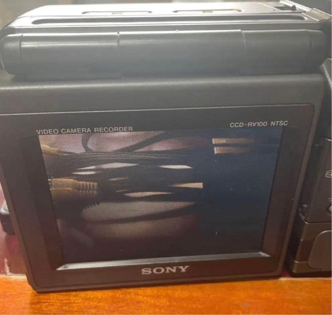 動作良好Video.Hi8 ソニー CCD-RV100 高画質8ミリビデオカメラ