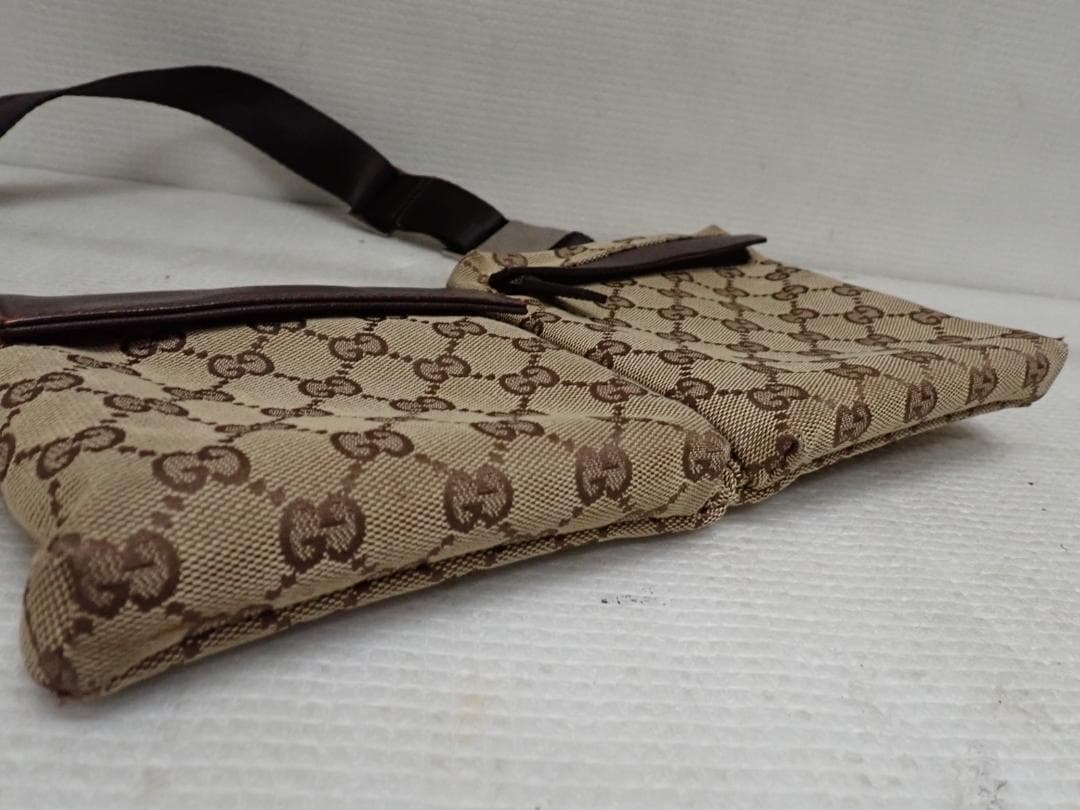 グッチ GGキャンバス ウエスト ボディバッグ28566 200047 J3-A