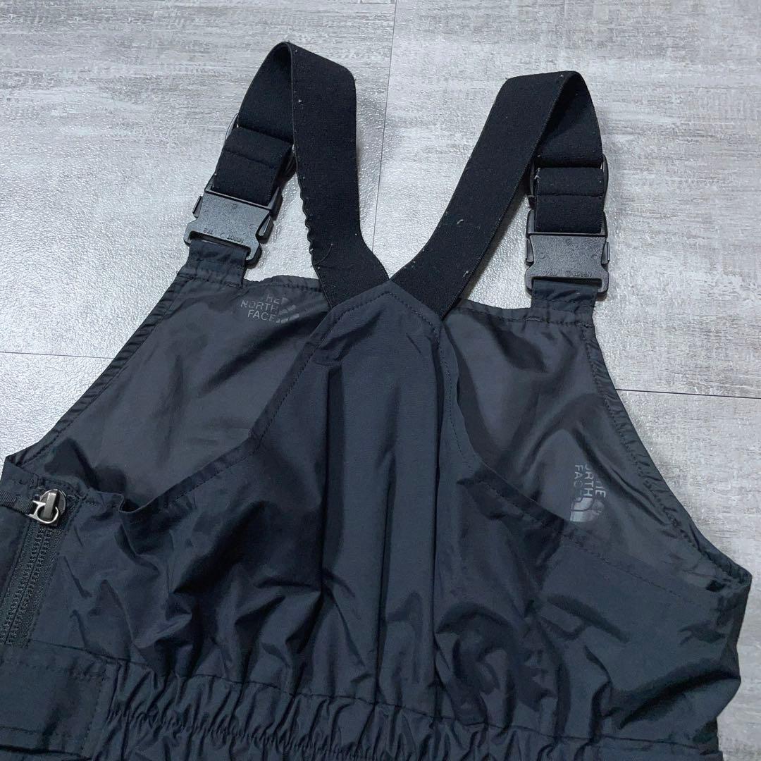 ノースフェイス スキーウェア 110 黒 ビブパンツ スキーウェア スノーボード