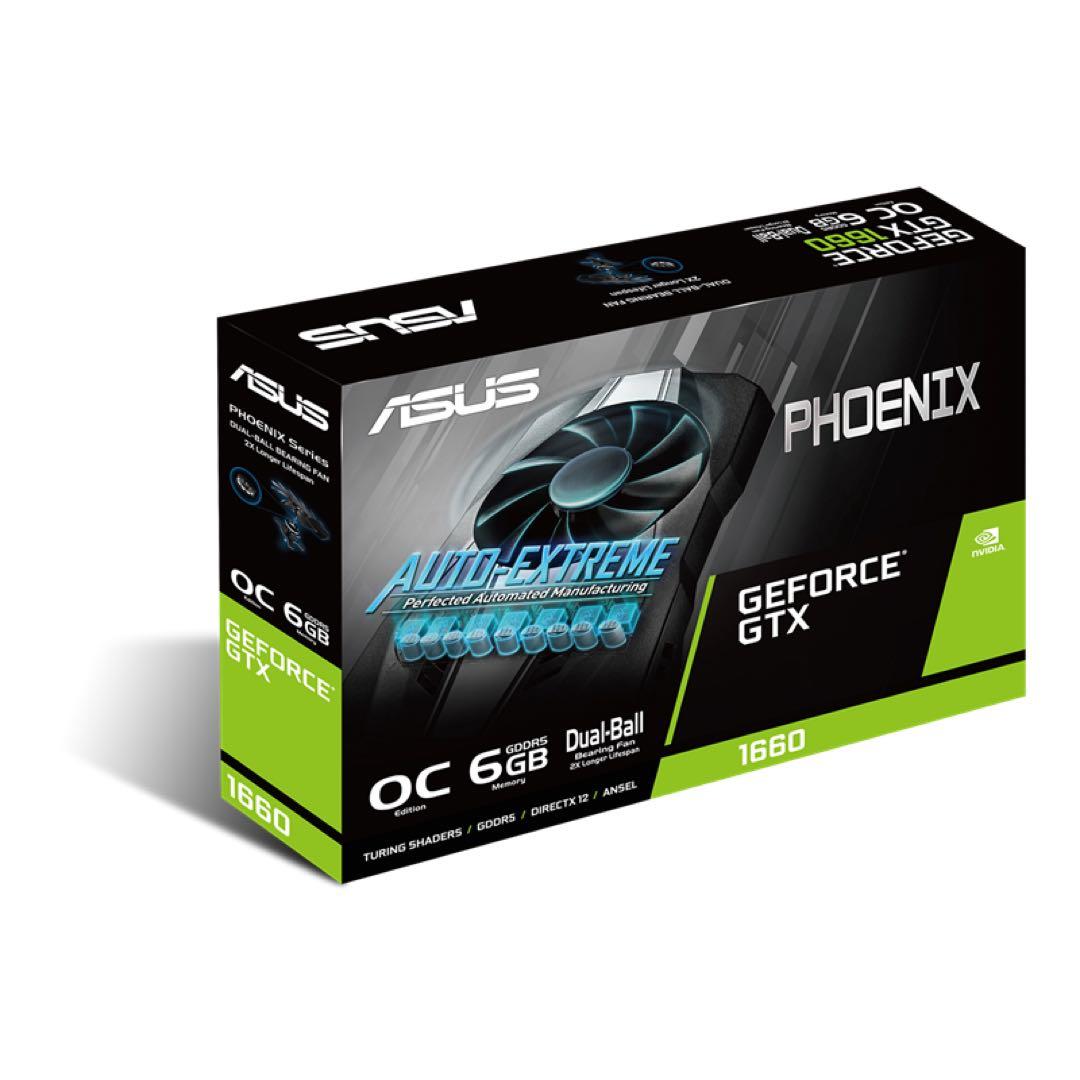 ASUS GeForce GTX 1660 6GB GDDR5グラフィックボード